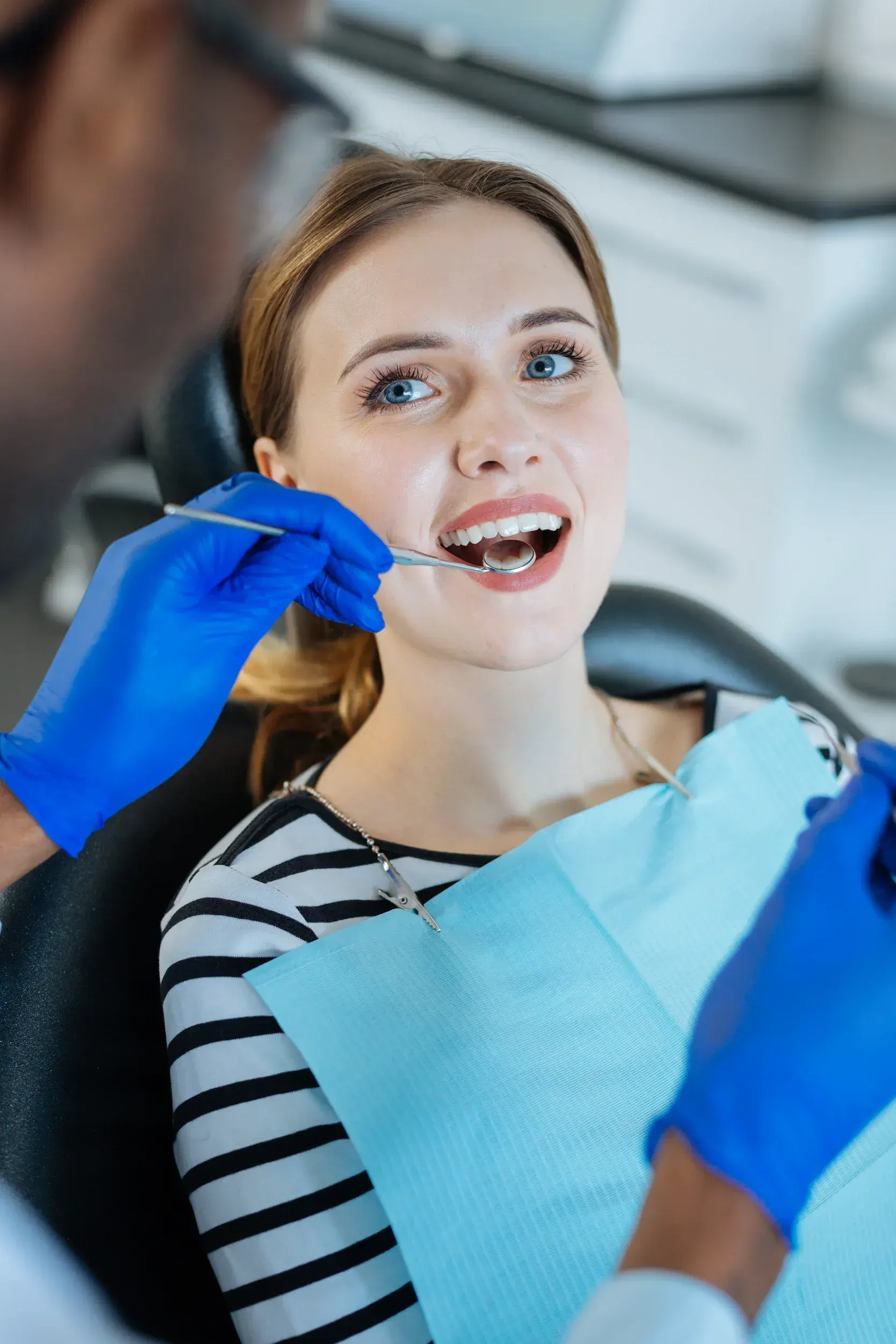 Confident patient after oral cancer screening at East Ellijay Dental in Ellijay GA