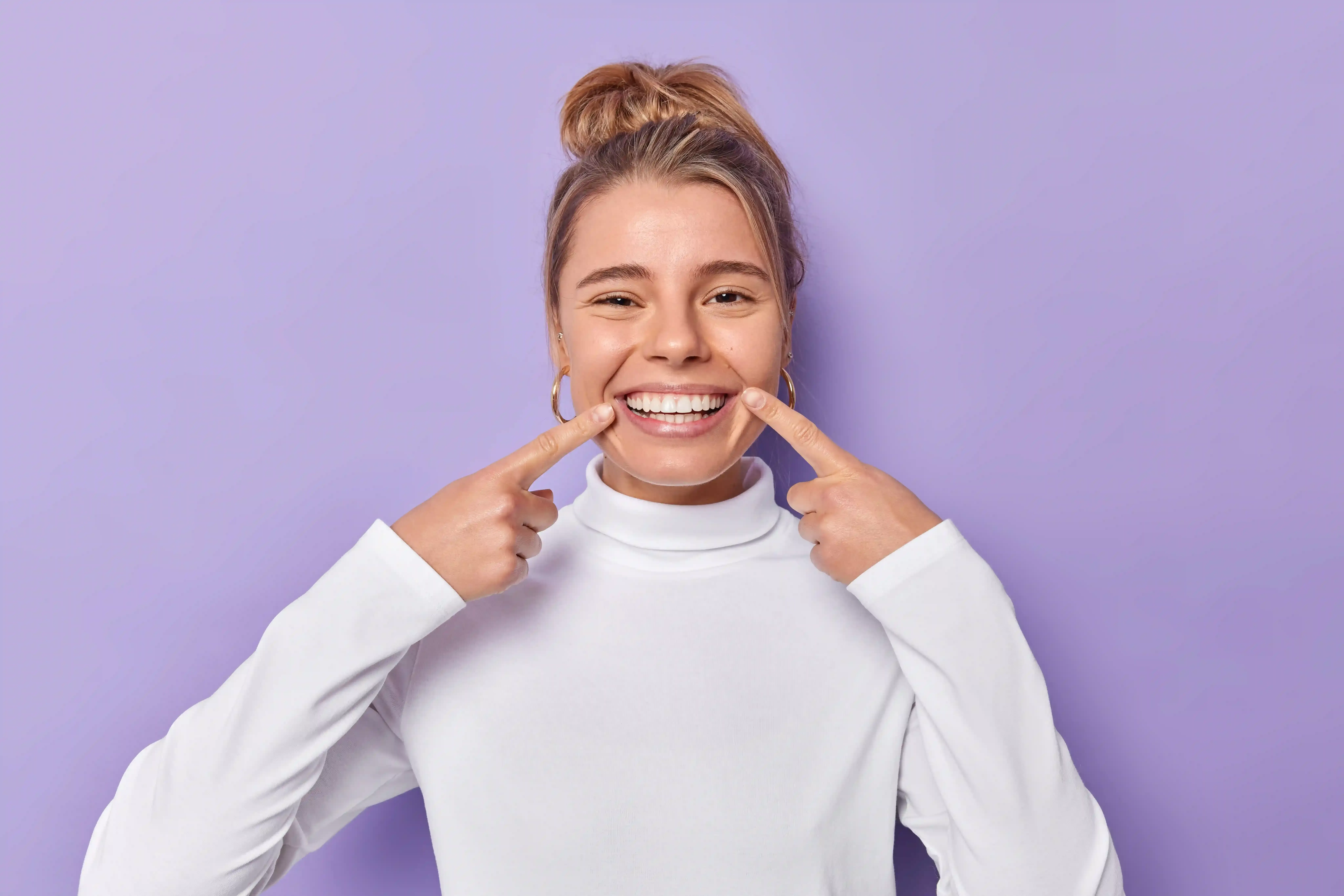 Confident patient portrait after teeth whitening at East Ellijay Dental in East Ellijay, GA
